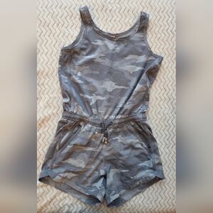 Athleta Girl Camo Tank Shorts Romper